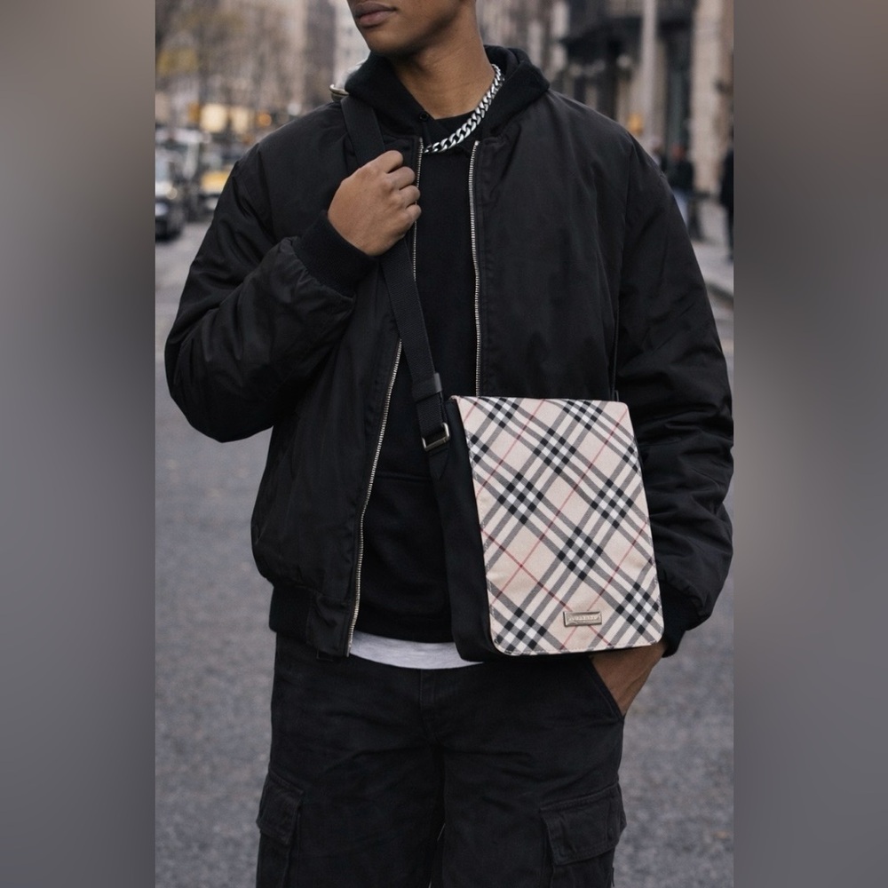 Burberry Nova Check Nylon Bag